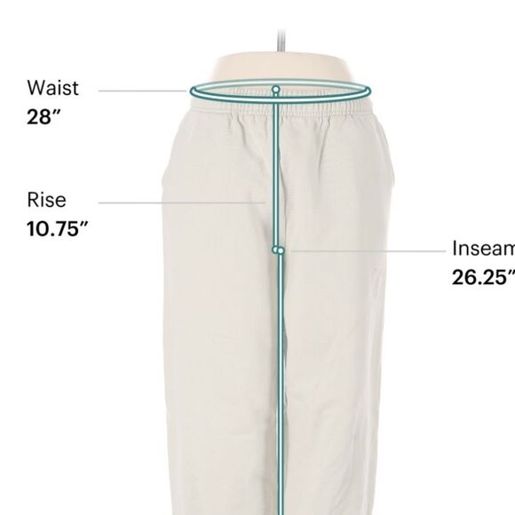 Daily Drills 100% cotton terry light tan oversized baggy sweatpants joggers M/L - Picture 4 of 5
